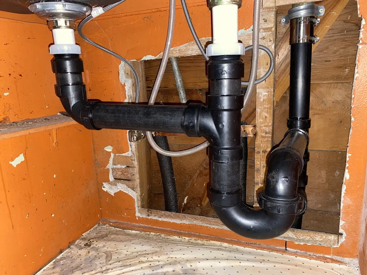 Professional Repiping Services equipment and tools on the job in Lloyd Harbor
